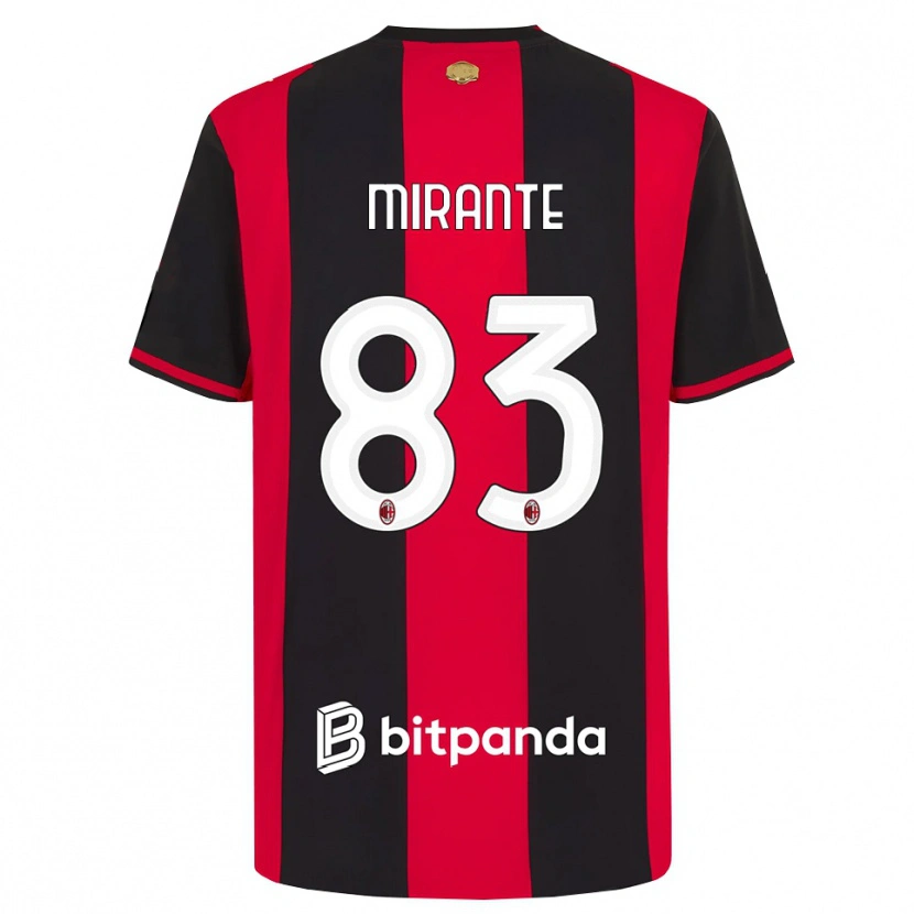 Danxen Damen Antonio Mirante #83 Rot Schwarz Weiß Heimtrikot Trikot 2026/27 T-Shirt Österreich
