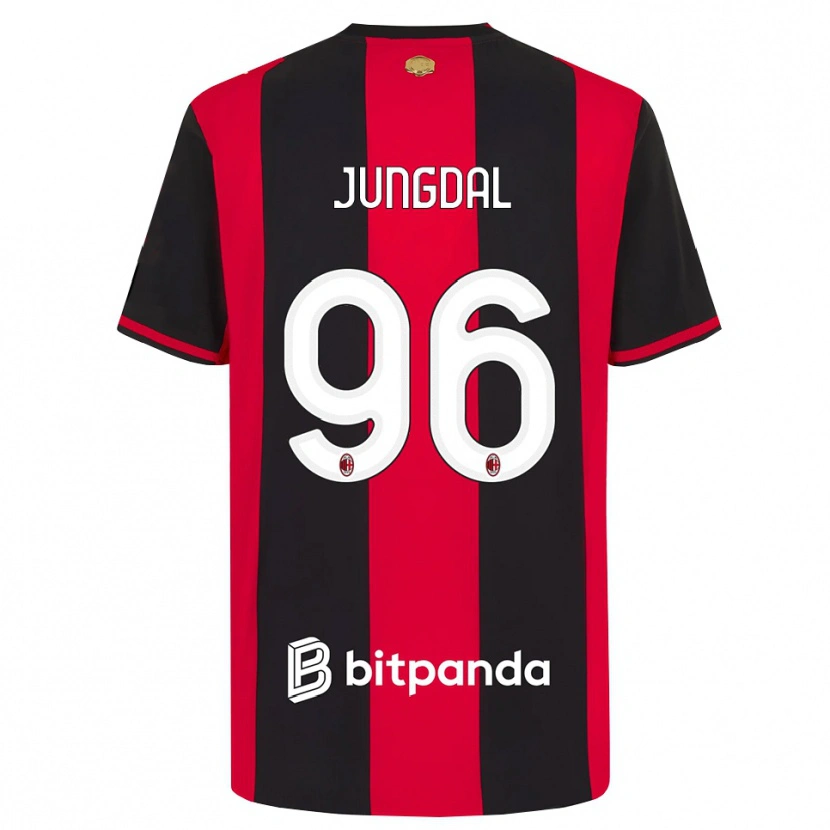 Danxen Damen Andreas Jungdal #96 Rot Schwarz Weiß Heimtrikot Trikot 2026/27 T-Shirt Österreich