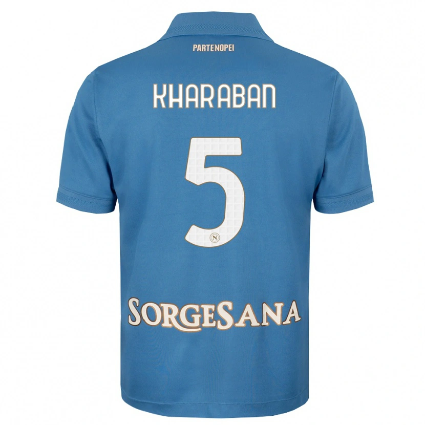 Danxen Damen Vitaliy Kharaban #5 Nebelblau Weiß Heimtrikot Trikot 2026/27 T-Shirt Österreich