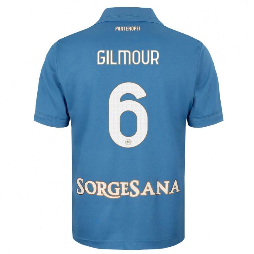 Danxen Damen Billy Gilmour #6 Nebelblau Weiß Heimtrikot Trikot 2026/27 T-Shirt Österreich