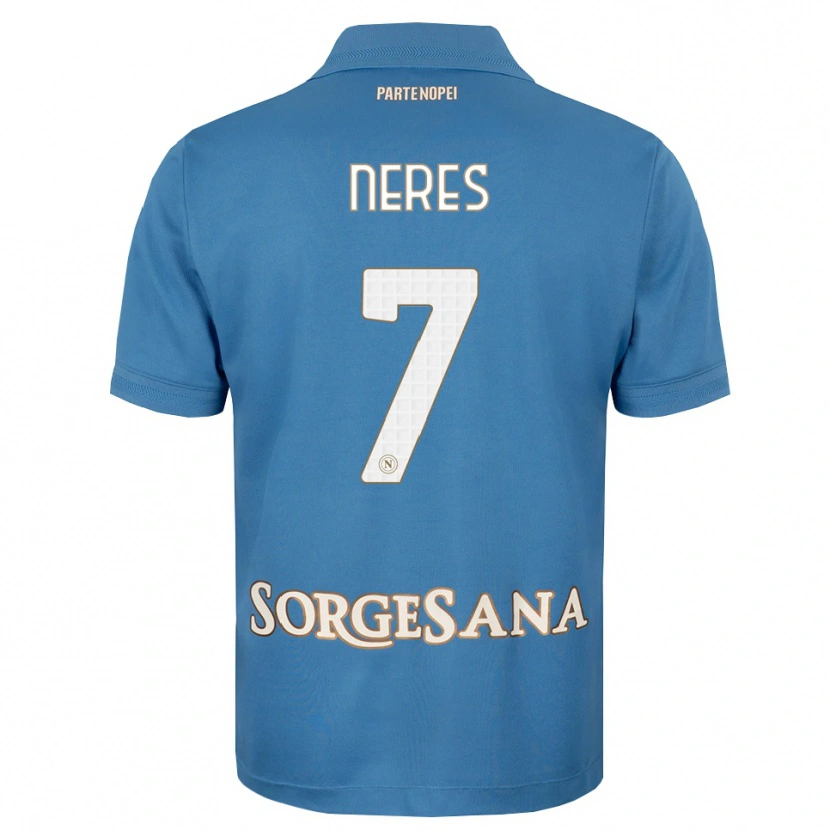 Danxen Damen David Neres #7 Nebelblau Weiß Heimtrikot Trikot 2026/27 T-Shirt Österreich