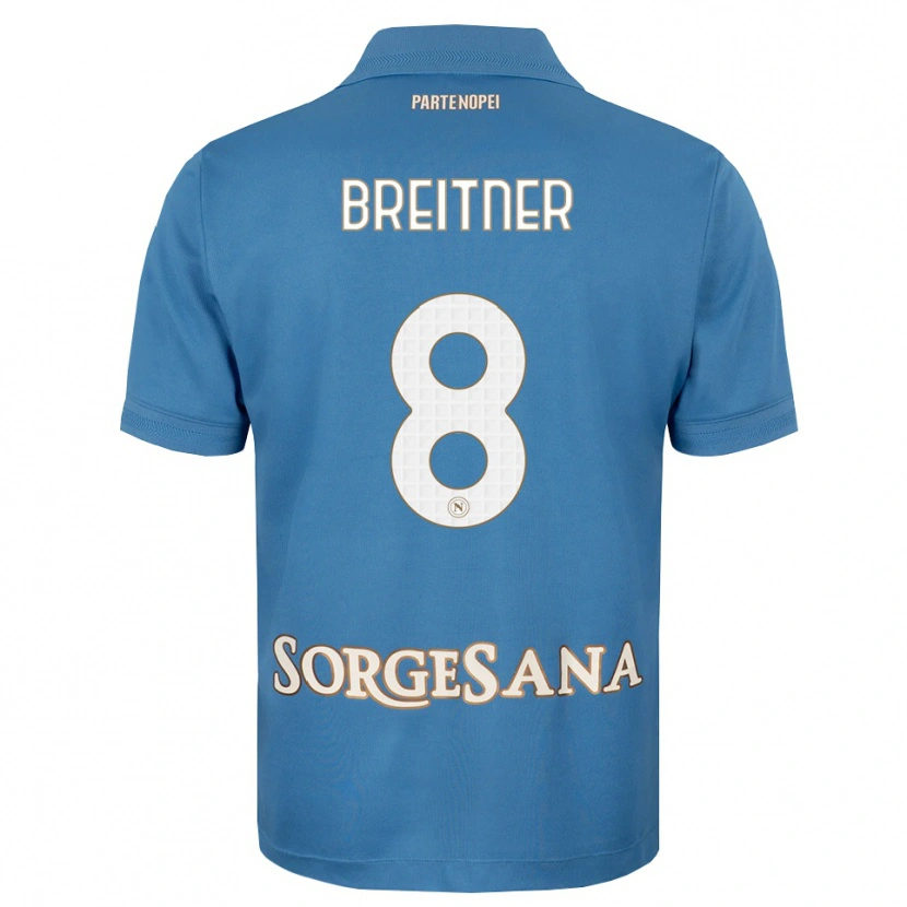 Danxen Damen Stephanie Breitner #8 Nebelblau Weiß Heimtrikot Trikot 2026/27 T-Shirt Österreich