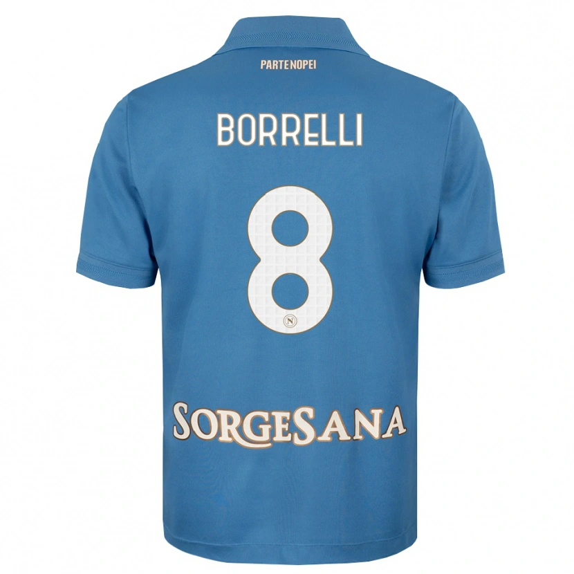 Danxen Damen Ciro Borrelli #8 Nebelblau Weiß Heimtrikot Trikot 2026/27 T-Shirt Österreich