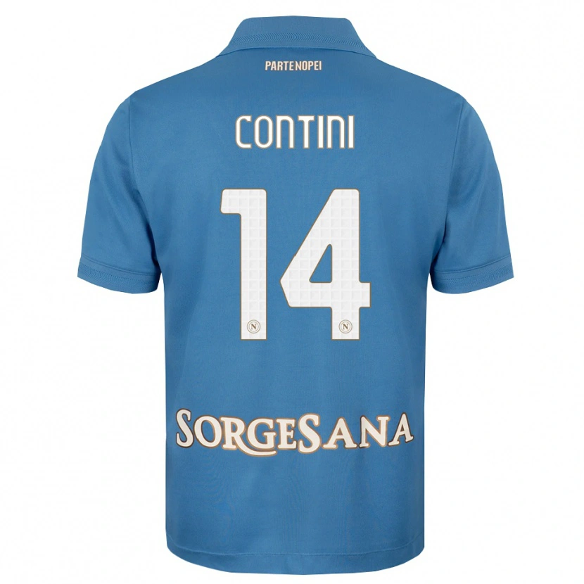 Danxen Damen Nikita Contini #14 Nebelblau Weiß Heimtrikot Trikot 2026/27 T-Shirt Österreich