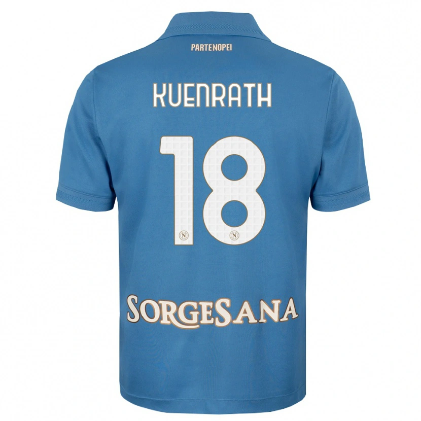 Danxen Damen Melanie Kuenrath #18 Nebelblau Weiß Heimtrikot Trikot 2026/27 T-Shirt Österreich