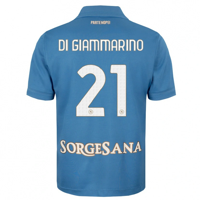 Danxen Damen Virginia Di Giammarino #21 Nebelblau Weiß Heimtrikot Trikot 2026/27 T-Shirt Österreich