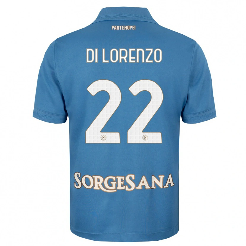 Danxen Damen Giovanni Di Lorenzo #22 Nebelblau Weiß Heimtrikot Trikot 2026/27 T-Shirt Österreich