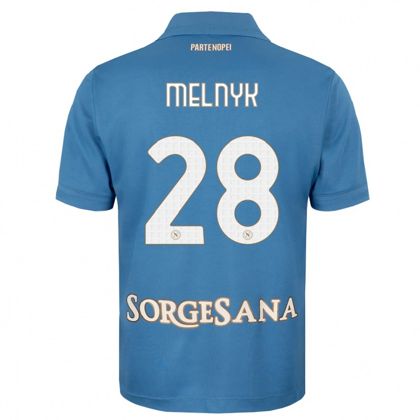 Danxen Damen Mykyta Melnyk #28 Nebelblau Weiß Heimtrikot Trikot 2026/27 T-Shirt Österreich