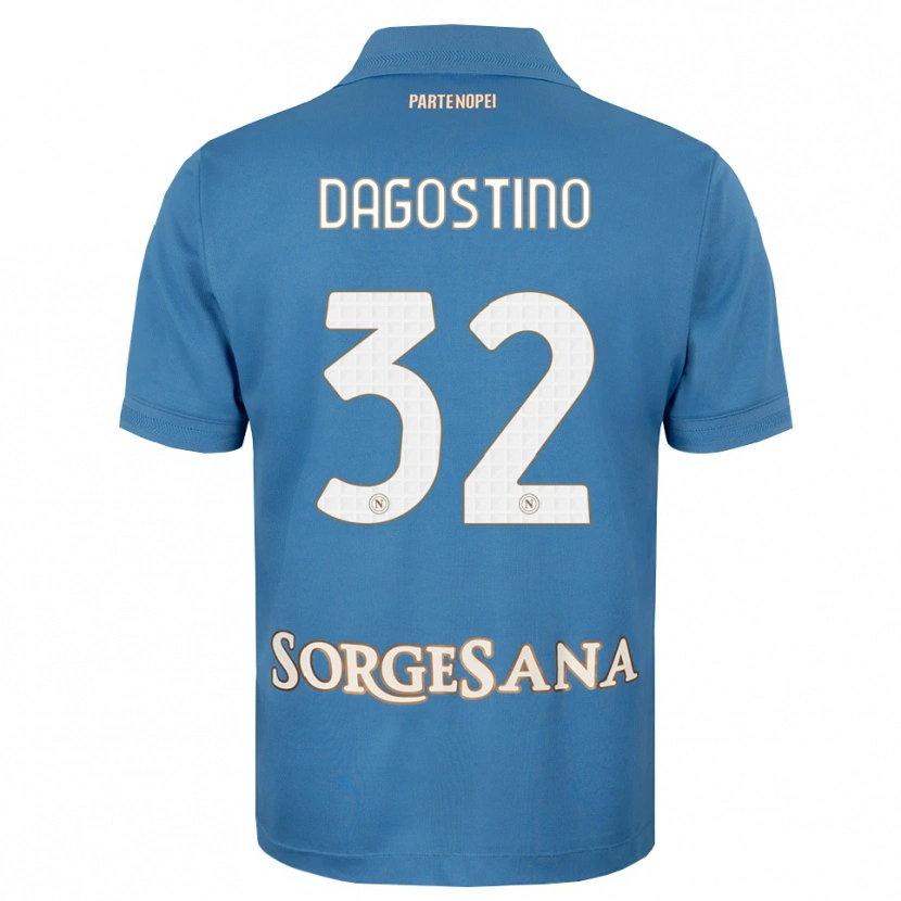 Danxen Damen Giuseppe Dagostino #32 Nebelblau Weiß Heimtrikot Trikot 2026/27 T-Shirt Österreich