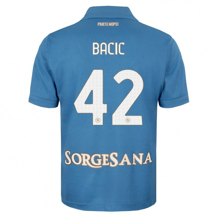 Danxen Damen Doris Bačić #42 Nebelblau Weiß Heimtrikot Trikot 2026/27 T-Shirt Österreich