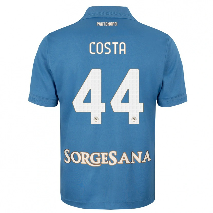 Danxen Damen Filippo Costa #44 Nebelblau Weiß Heimtrikot Trikot 2026/27 T-Shirt Österreich