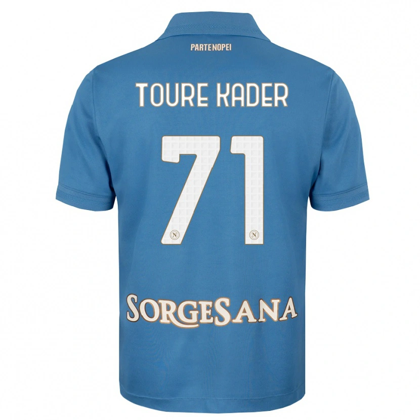 Danxen Damen Aziz Toure Kader #71 Nebelblau Weiß Heimtrikot Trikot 2026/27 T-Shirt Österreich
