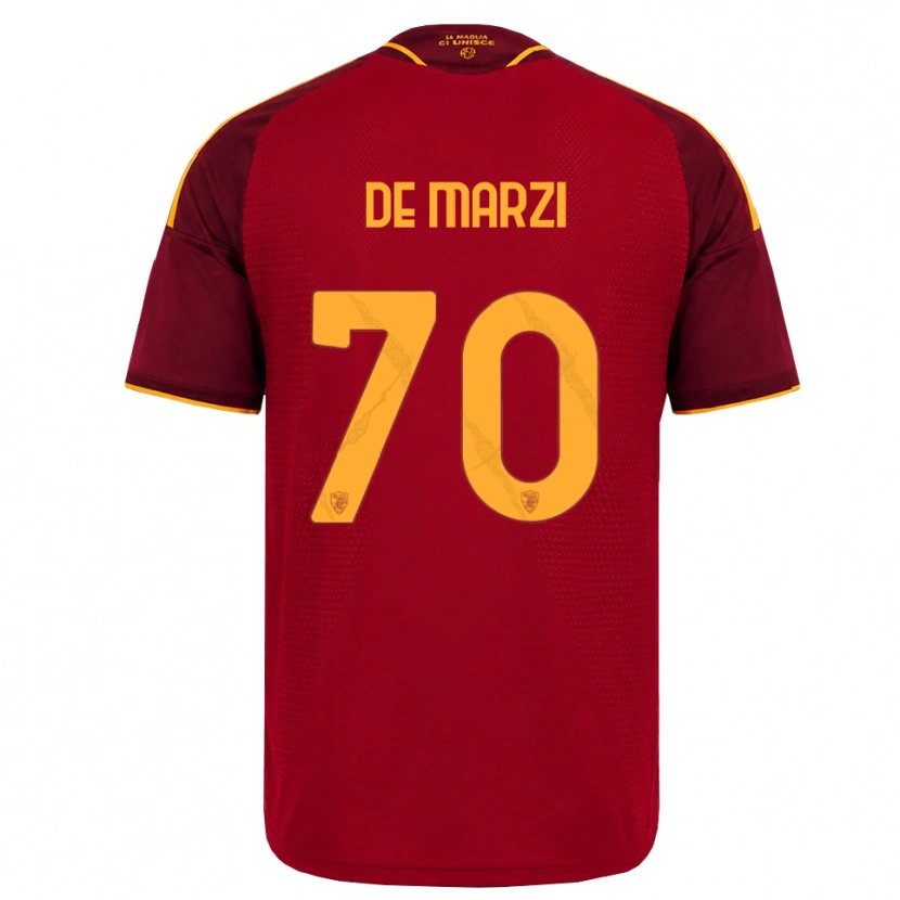 Danxen Damen Giorgio De Marzi #70 Rot Gold Gelb Heimtrikot Trikot 2026/27 T-Shirt Österreich