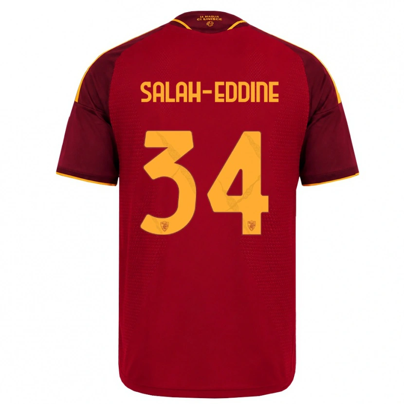 Danxen Damen Anass Salah-Eddine #34 Rot Gold Gelb Heimtrikot Trikot 2026/27 T-Shirt Österreich