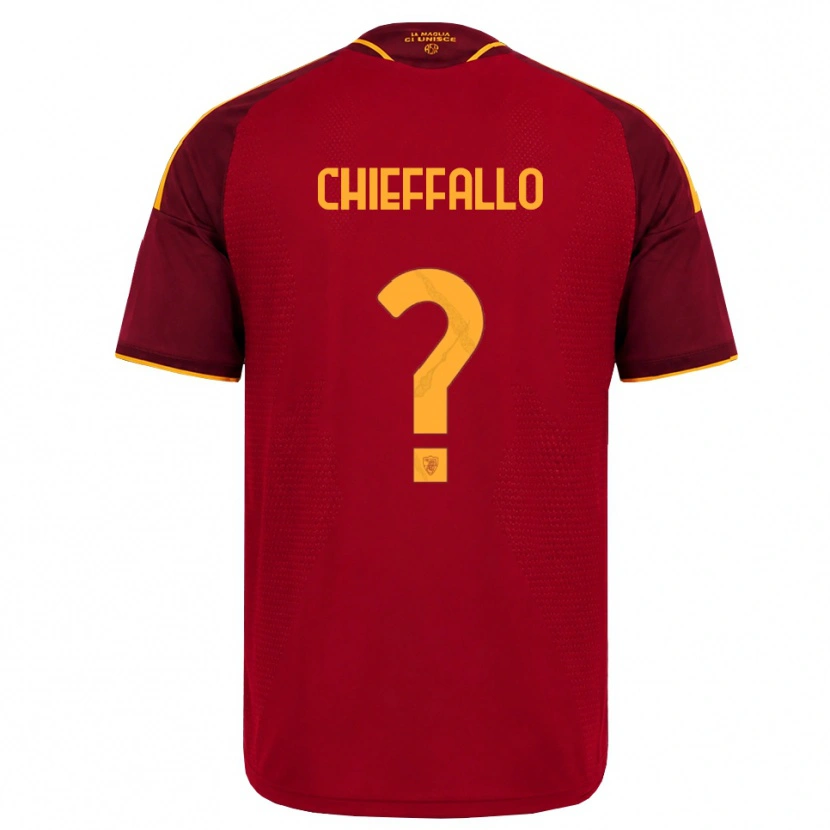 Danxen Damen Niccolò Chieffallo #0 Rot Gold Gelb Heimtrikot Trikot 2026/27 T-Shirt Österreich
