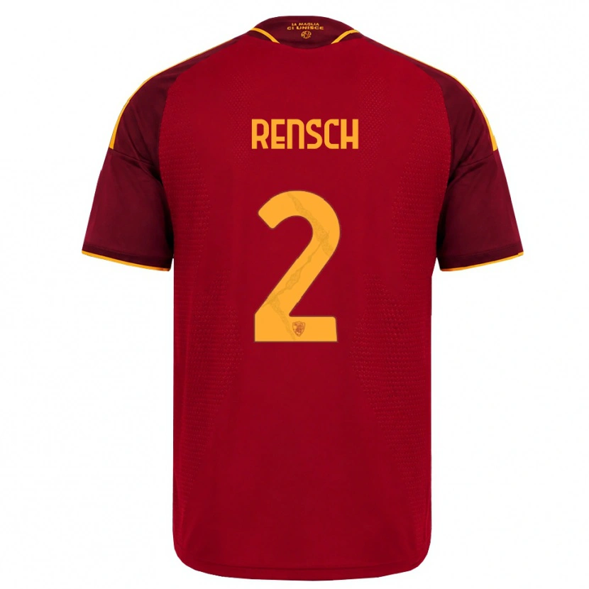Danxen Damen Devyne Rensch #2 Rot Gold Gelb Heimtrikot Trikot 2026/27 T-Shirt Österreich