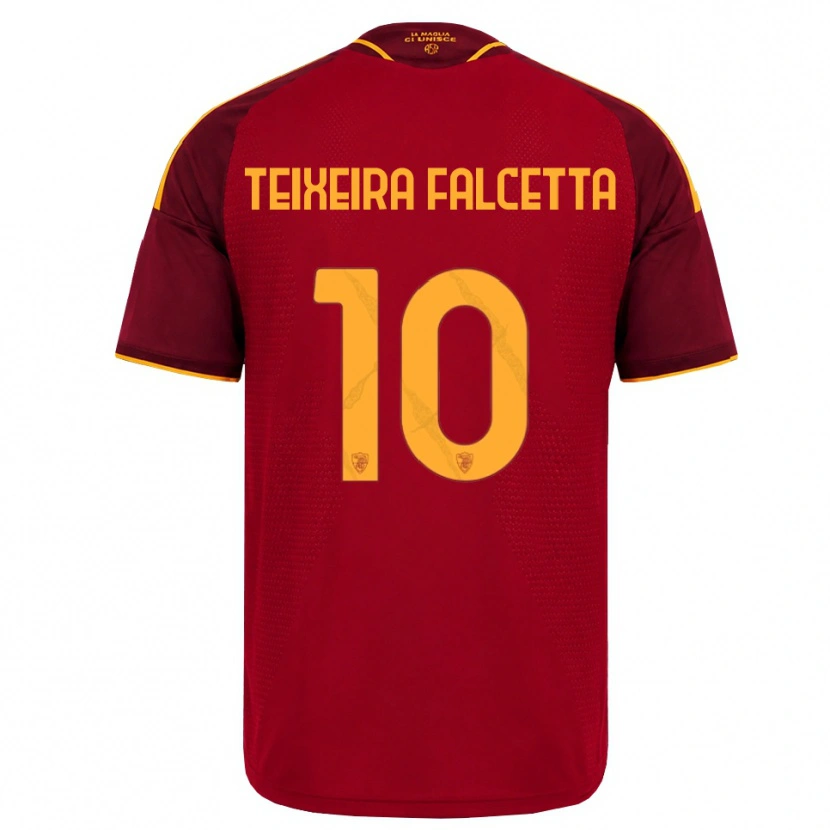 Danxen Damen Pietro Teixeira Falcetta #10 Rot Gold Gelb Heimtrikot Trikot 2026/27 T-Shirt Österreich