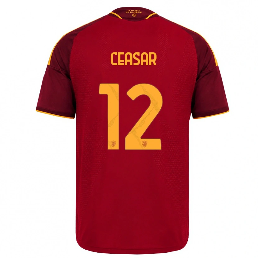Danxen Damen Camelia Ceasar #12 Rot Gold Gelb Heimtrikot Trikot 2026/27 T-Shirt Österreich
