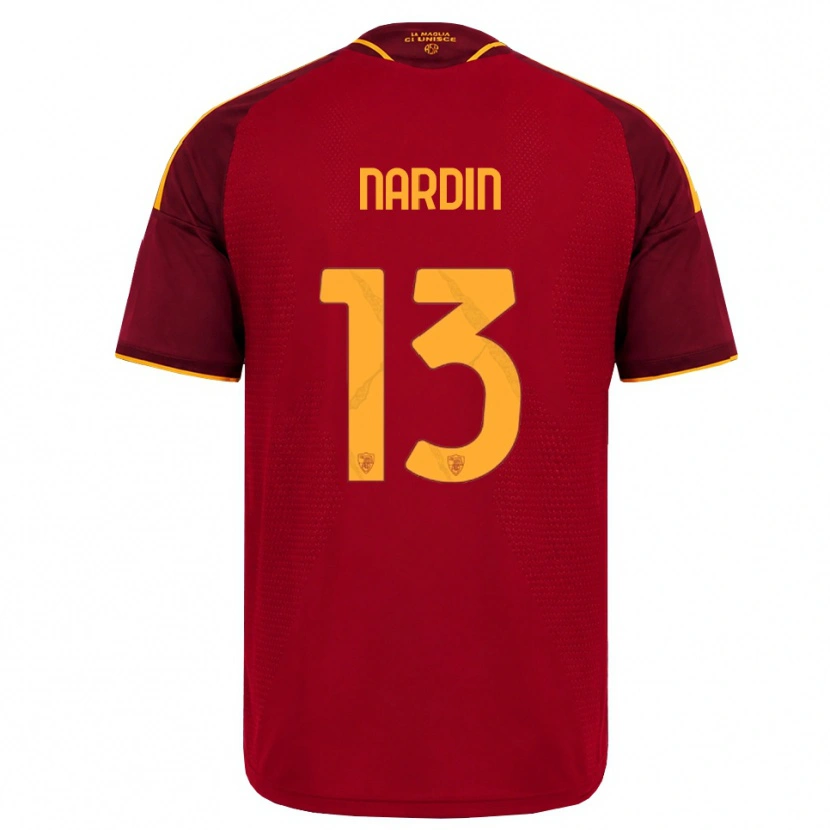Danxen Damen Federico Nardin #13 Rot Gold Gelb Heimtrikot Trikot 2026/27 T-Shirt Österreich