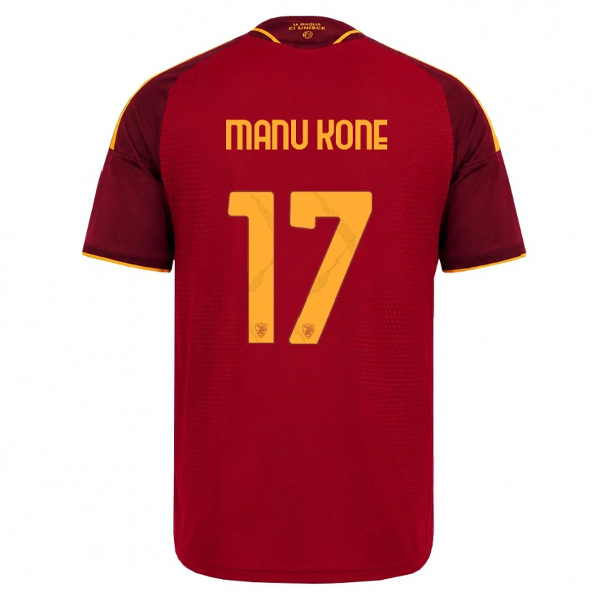 Danxen Damen Manu Koné #17 Rot Gold Gelb Heimtrikot Trikot 2026/27 T-Shirt Österreich
