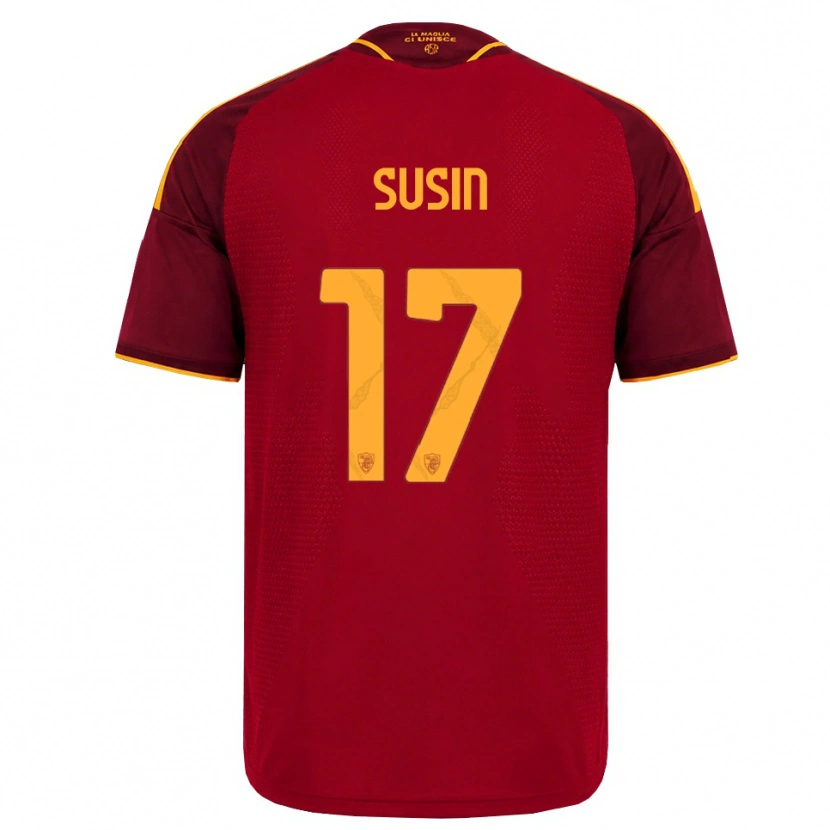 Danxen Damen Flavio Susin #17 Rot Gold Gelb Heimtrikot Trikot 2026/27 T-Shirt Österreich
