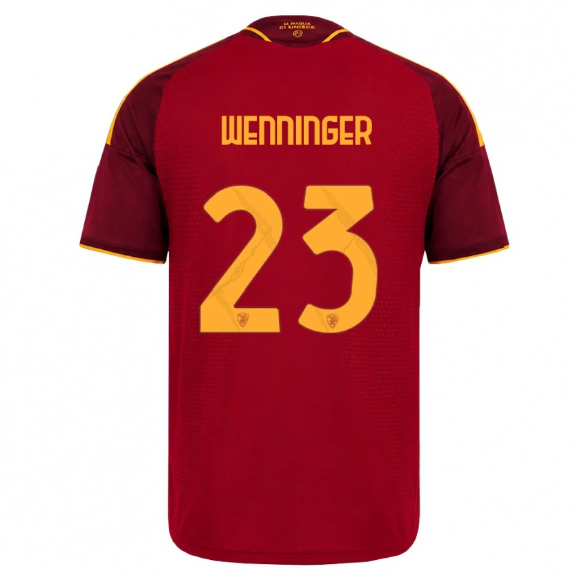 Danxen Damen Carina Wenninger #23 Rot Gold Gelb Heimtrikot Trikot 2026/27 T-Shirt Österreich
