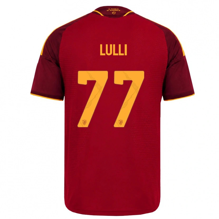 Danxen Damen Emanuele Lulli #77 Rot Gold Gelb Heimtrikot Trikot 2026/27 T-Shirt Österreich