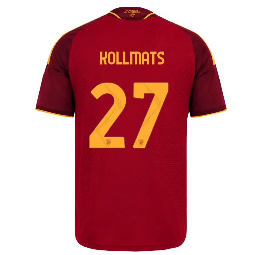 Danxen Damen Beata Kollmats #27 Rot Gold Gelb Heimtrikot Trikot 2026/27 T-Shirt Österreich