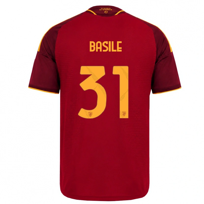 Danxen Damen Filippo Basile #31 Rot Gold Gelb Heimtrikot Trikot 2026/27 T-Shirt Österreich