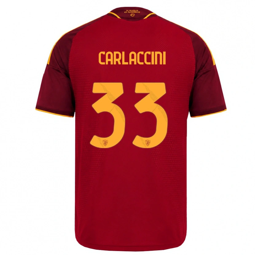 Danxen Damen Samuele Carlaccini #33 Rot Gold Gelb Heimtrikot Trikot 2026/27 T-Shirt Österreich