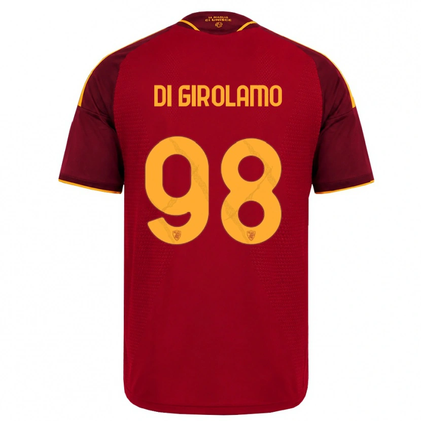 Danxen Damen Anita Di Girolamo #98 Rot Gold Gelb Heimtrikot Trikot 2026/27 T-Shirt Österreich