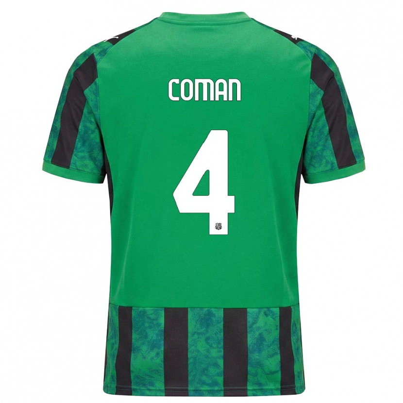 Danxen Damen Rareș Coman #4 Grün Schwarz Weiß Heimtrikot Trikot 2026/27 T-Shirt Österreich