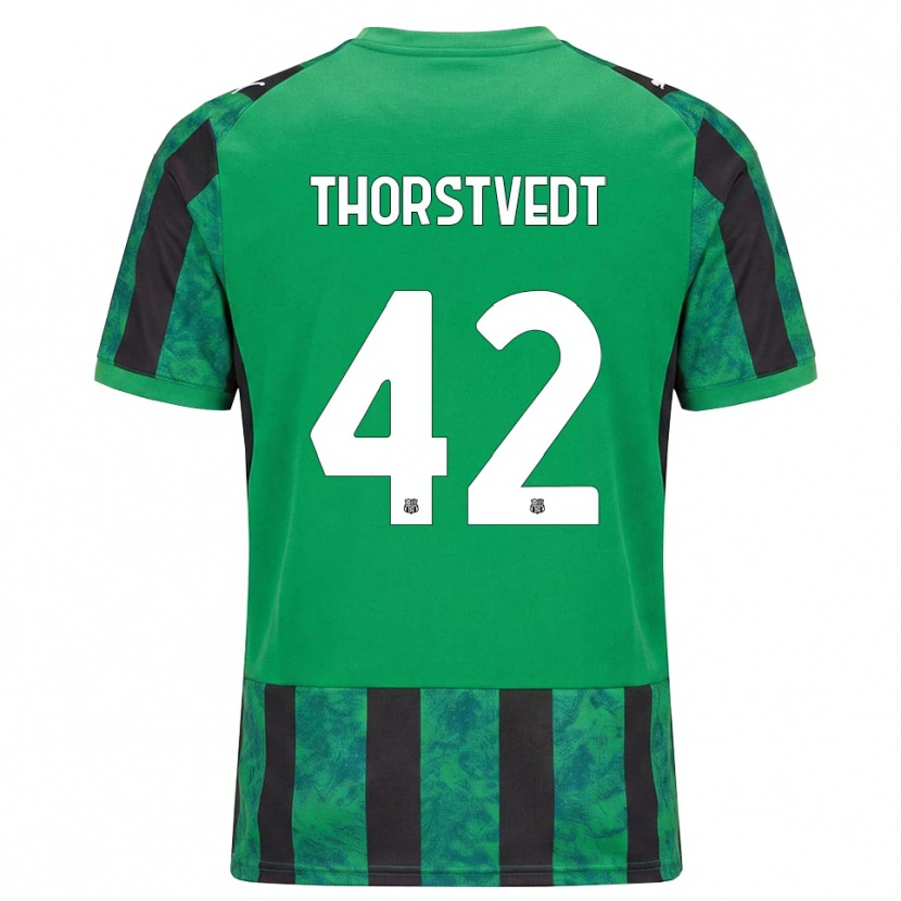 Danxen Damen Kristian Thorstvedt #42 Grün Schwarz Weiß Heimtrikot Trikot 2026/27 T-Shirt Österreich