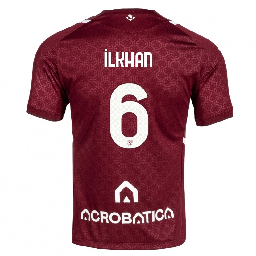 Danxen Damen Emirhan İlkhan #6 Burgund Weiß Heimtrikot Trikot 2026/27 T-Shirt Österreich