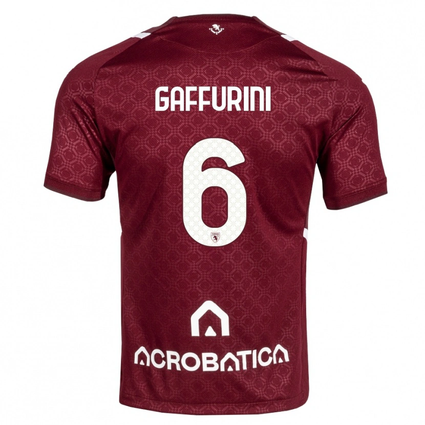 Danxen Damen Davide Gaffurini #6 Burgund Weiß Heimtrikot Trikot 2026/27 T-Shirt Österreich