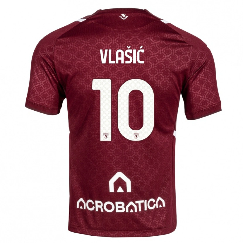 Danxen Damen Nikola Vlašić #10 Burgund Weiß Heimtrikot Trikot 2026/27 T-Shirt Österreich