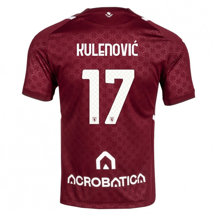 Danxen Damen Sandro Kulenović #17 Burgund Weiß Heimtrikot Trikot 2026/27 T-Shirt Österreich