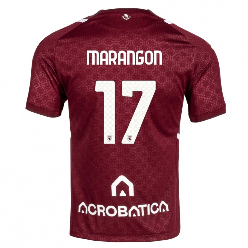 Danxen Damen Riccardo Marangon #17 Burgund Weiß Heimtrikot Trikot 2026/27 T-Shirt Österreich