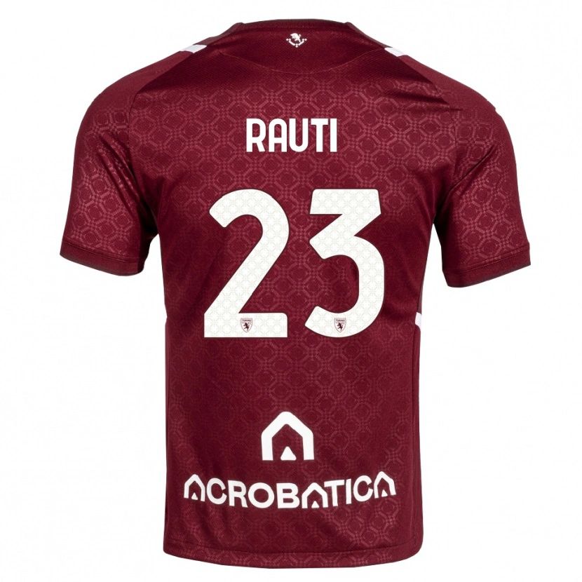 Danxen Damen Nicola Rauti #23 Burgund Weiß Heimtrikot Trikot 2026/27 T-Shirt Österreich