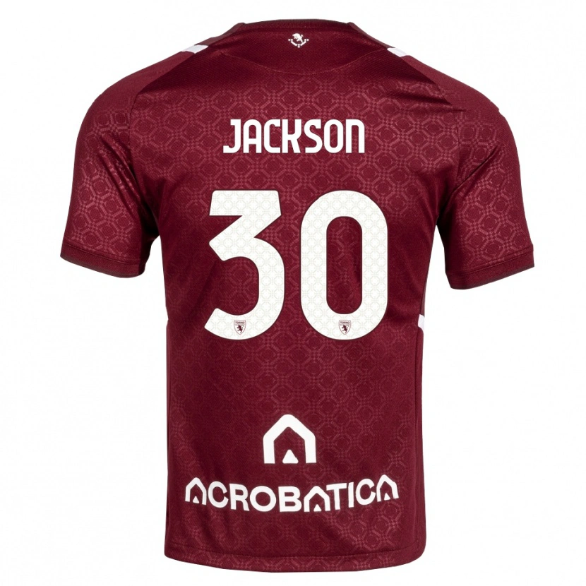Danxen Damen Michael Jackson #30 Burgund Weiß Heimtrikot Trikot 2026/27 T-Shirt Österreich