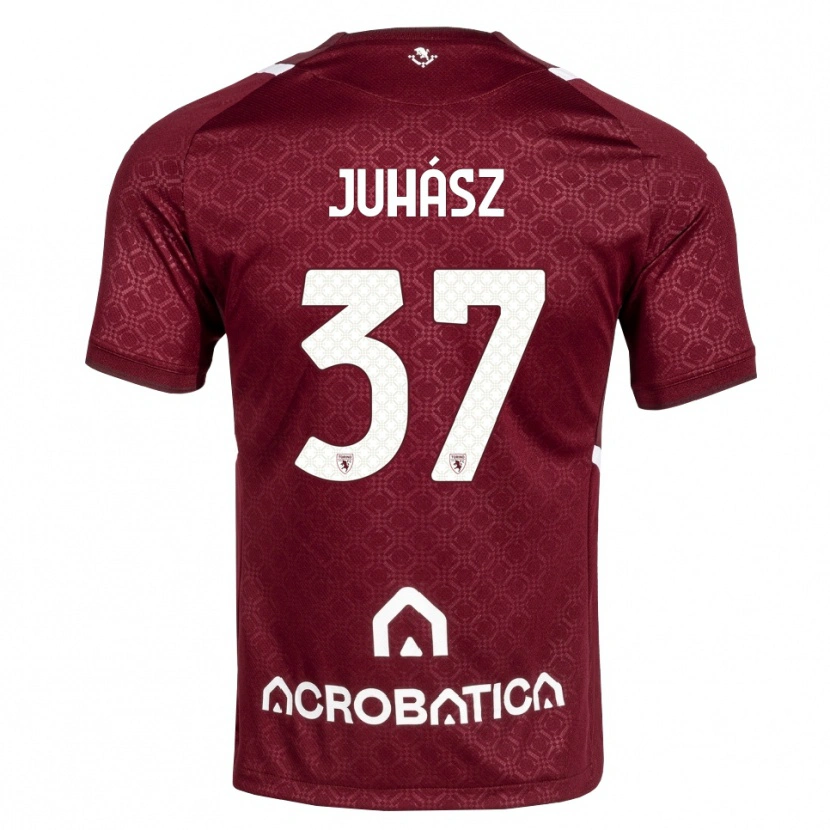 Danxen Damen Martin Juhász #37 Burgund Weiß Heimtrikot Trikot 2026/27 T-Shirt Österreich