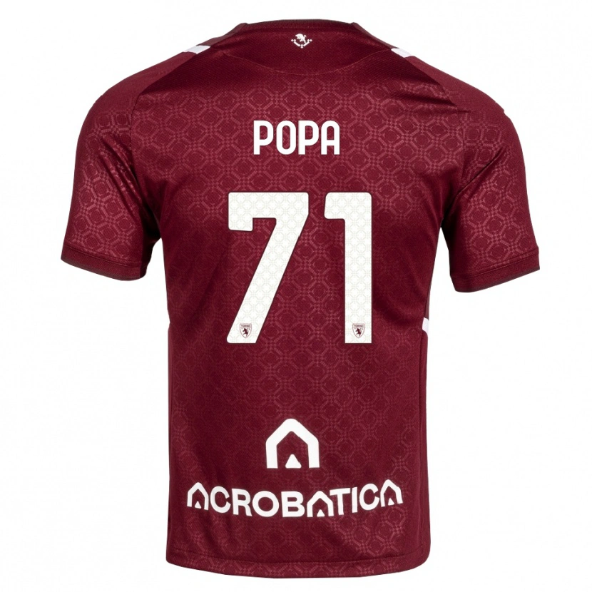 Danxen Damen Mihai Popa #71 Burgund Weiß Heimtrikot Trikot 2026/27 T-Shirt Österreich