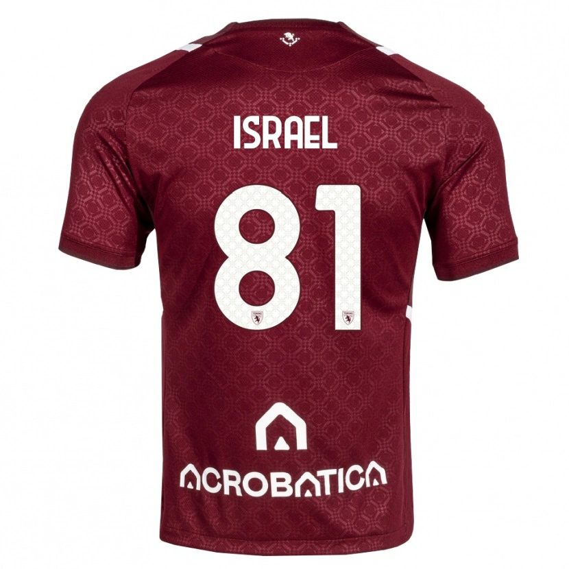 Danxen Damen Franco Israel #81 Burgund Weiß Heimtrikot Trikot 2026/27 T-Shirt Österreich