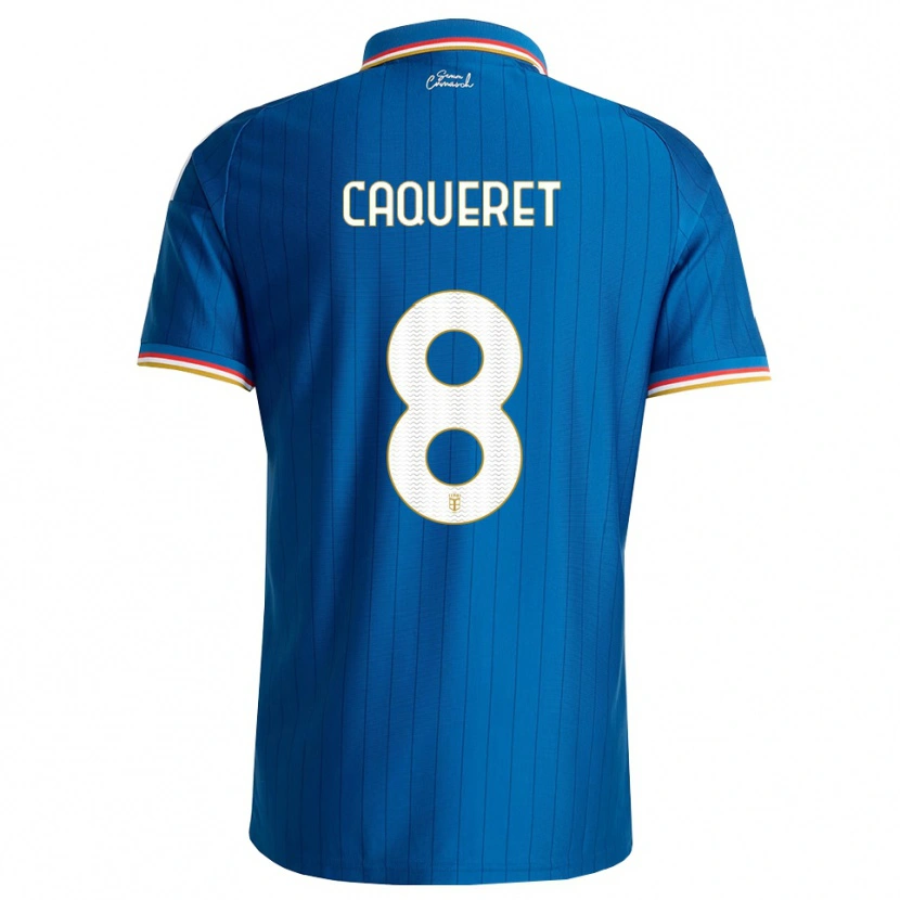Danxen Damen Maxence Caqueret #8 Blau Weiß Rot Heimtrikot Trikot 2026/27 T-Shirt Österreich