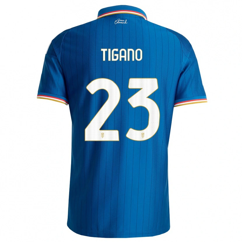 Danxen Damen Achille Tigano #23 Blau Weiß Rot Heimtrikot Trikot 2026/27 T-Shirt Österreich
