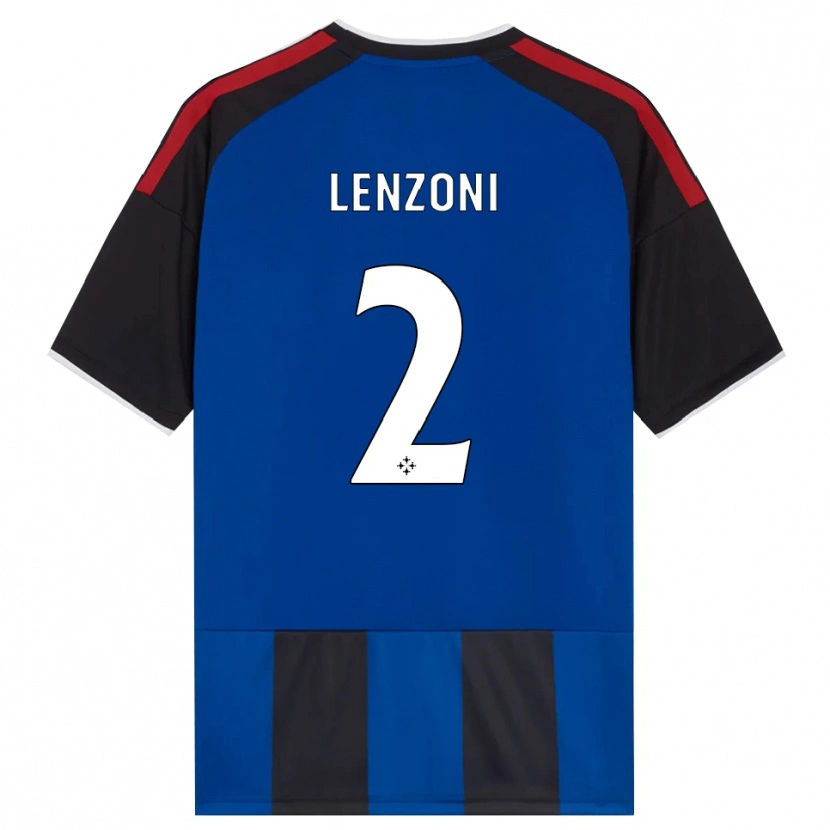 Danxen Damen Samuele Lenzoni #2 Schwarz Rot Weiß Blau Heimtrikot Trikot 2026/27 T-Shirt Österreich