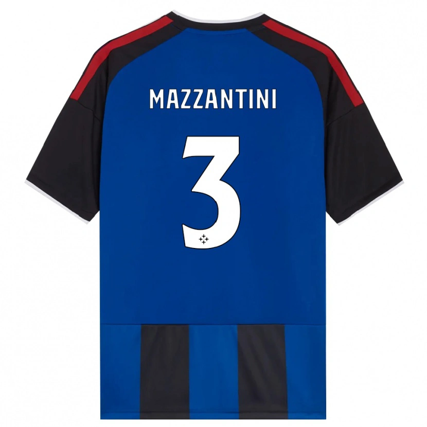 Danxen Damen Niccolò Mazzantini #3 Schwarz Rot Weiß Blau Heimtrikot Trikot 2026/27 T-Shirt Österreich
