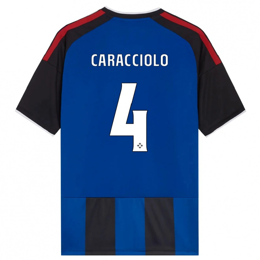 Danxen Damen Antonio Caracciolo #4 Schwarz Rot Weiß Blau Heimtrikot Trikot 2026/27 T-Shirt Österreich