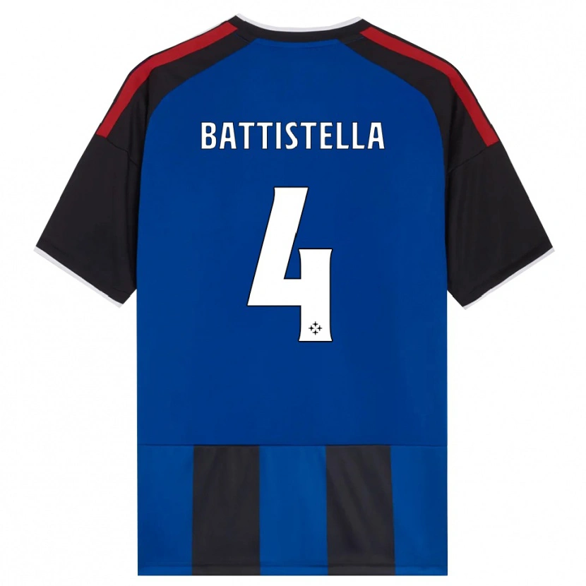Danxen Damen Daniel Battistella #4 Schwarz Rot Weiß Blau Heimtrikot Trikot 2026/27 T-Shirt Österreich