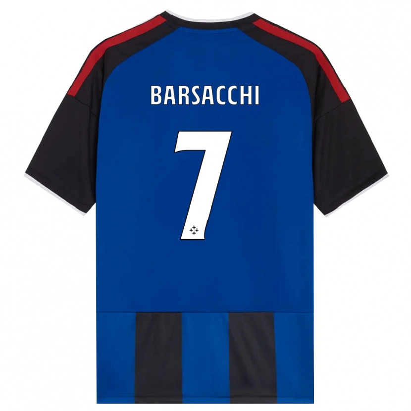 Danxen Damen Cristian Barsacchi #7 Schwarz Rot Weiß Blau Heimtrikot Trikot 2026/27 T-Shirt Österreich